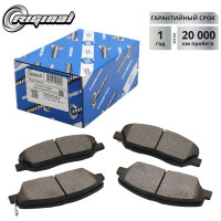Колодка тормозная передняя для а/м Hyundai Santa Fe (CM/SM) 05-> / Kia Sorento (XM) 09-> 4 шт Riginal RG581010WA00