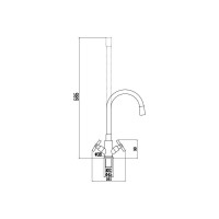 Смеситель для кухонной мойки Fmark FS8442-01