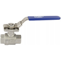 Кран шаровой DN.ru КШМП.316.230-ISO Ду10 Ру63 с рукояткой D160-12012