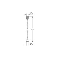 Душевой шланг Grohe relexaflex metal long-life металлический, 1250 мм 28142002 00000132328