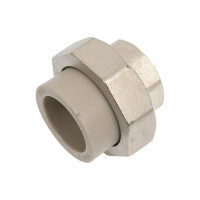 Разъемная муфта LAMMIN ppr вр 25x3/4" 125/25 серый Lm31062025020G