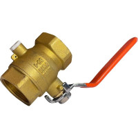 Шаровой кран с отверстием под термодатчик AVEKTRA ДУ 32 4687204536335