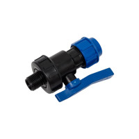 Кран компрес. для пэ труб нр LAMMIN 20x1/2" 200/10 Lm34115020015