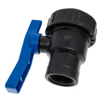 Кран для ПЭ труб LAMMIN вв 1" Lm34103000025