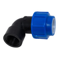 Компрессионный отвод для ПЭ труб LAMMIN вр 32x1 1/4" Lm34007032032