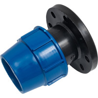 Фланец компрессионный для пэ труб LAMMIN 90 x ду80 (3") Lm34016090075