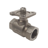 Двухходовой шаровой кран из нержавеющей стали под привод TECHNO 2015B, DN15, G1/2, КVS 4 660215-2