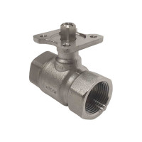 Двухходовой шаровой кран TECHNO 2020A из нержавеющей стали, под привод DN20, G3/4, КVS 4 660220-1