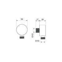 Шланговое подсоединение Aquatek AQ2457CR 00000135419