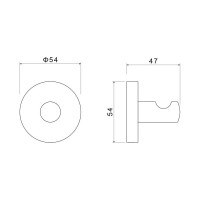 Крючок AQUATEK ОБЕРОН AQ4201CR 00000135538
