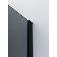 Универсальная душевая перегородка Cezares LIBERTA-L-1-TB-100-GR-NERO