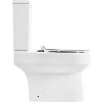 Унитаз-компакт безободковый с быстросъемным сидением с миколифтом BelBagno NORMA BB339CPR/BB2111SC