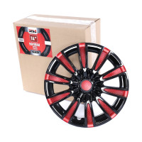 Колпак колеса REDMARK R14 Торнадо микс красный к-т 4 шт в коробке RM11466