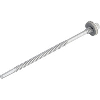 Винт самосверлящий SsWp(EPDM) 16х5.5(6.3)х115 (дакромет) 100 шт. Skreppro 4680635460071