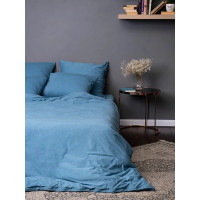 Пододеяльник KUPU-KUPU VIOLETT 140x205, трикотаж, голубая ель меланж KPM-15/гол.ель меланж