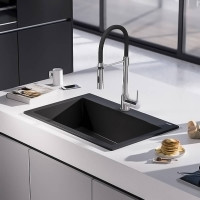 Смеситель для кухни Paini Cox с гибким высоким изливом, лейка, хром 16778