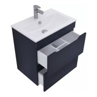 Тумба Aquanet Практика 60 2 ящика, цв.маренго 330458 00330458