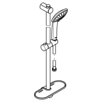 Душевой гарнитур Grohe Моno 600мм 27266001