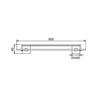 Полка стеклянная HAIBA HB8907