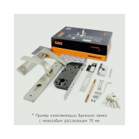 Врезной замок НОРА-М N107-70 Л графит 16705