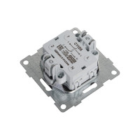 Механизм выключателя GUSI ELECTRIC Ugra 1кл. 2-х полюсный, СУ, 10А, 250В, графит С11В5-010