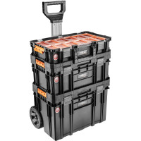 Система модульных ящиков для инструментов на колёсах NEO Tools 53х38х69 modular system II 84-066