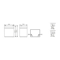 Аккумулятор для ИБП WBR GP1245 12В, 4,5 Ач УТ-00000209