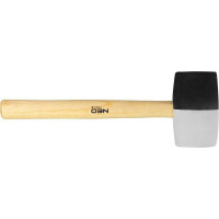 Резиновая киянка NEO Tools 63 мм, 680 г, черно-белая резина 25-068