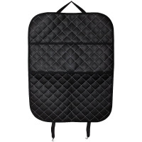 Накидка защитная REDMARK на спинку сиденья с органайзером (экокожа, ромб черный/белый) RM76008