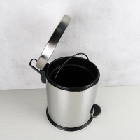 Ведро с крышкой FIXSEN 3 л, хром 34024C