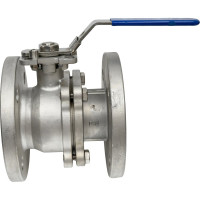 Шаровой фланцевый двухсоставной кран TITAN LOCK нерж. 304, DN50 TL200TPFBVS