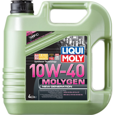 Синтетическое моторное масло LIQUI MOLY Molygen New Generation 10W-40 SL/CF;A3/B4 9060