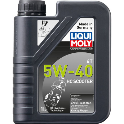 НС-синтетическое моторное масло 4T LIQUI MOLY Motorbike 4T HC Scooter 5W-40 20829