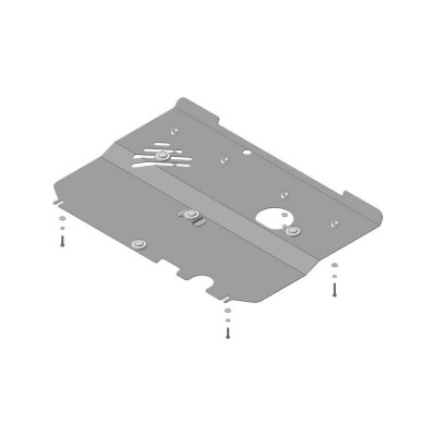 Стальная защита двигатель, КПП, Fiat Sedici ООО Трио Сервис MOTODOR 00619