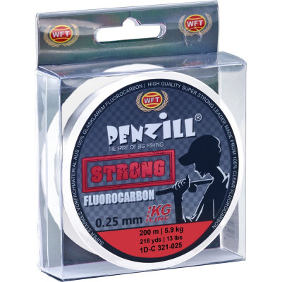 Монофильная леска WFT Penzill FLUOROCARBON Strong 1D-C-321-025