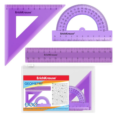 Геометрический набор ErichKrause Standard 52992