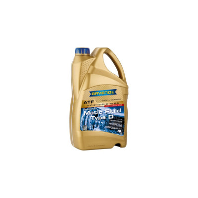 Трансмиссионное масло RAVENOL ATF Matic Fluid Type D 4 л, new 1211121-004-01-999