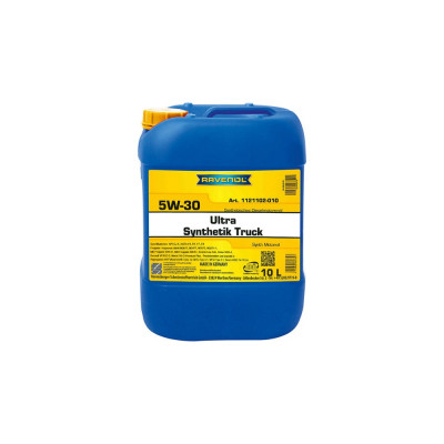 Моторное масло RAVENOL Ultra Synthetik Truck SAE 5W-30, 10 л new 1121102-010-01-999