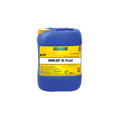 Трансмиссионное масло RAVENOL ATF MM SP-III Fluid, 10л new 1212103-010-01-999