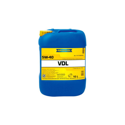 Моторное масло RAVENOL VDL SAE 5W-40, 10 л 1111132-010-01-999