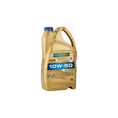 Моторное масло RAVENOL HVE High Viscosity Ester Oil SAE10W-50, 5 л 1115101-005-01-999