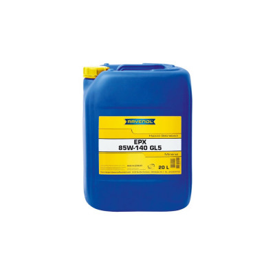 Трансмиссионное масло RAVENOL Getriebeoel EPX SAE 85W-140, GL 5, 20 л 1223211-020-01-999