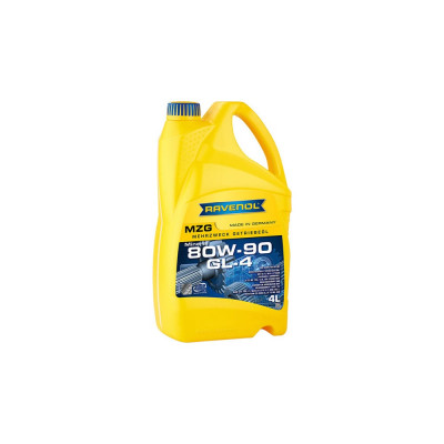 Трансмиссионное масло RAVENOL Getriebeoel MZG SAE 80W-90, GL-4, 4 л 1223105-004-01-999