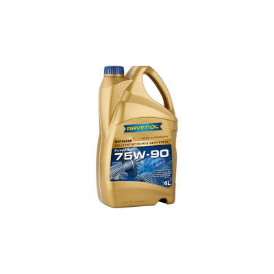 Трансмиссионное масло RAVENOL Motogear SAE 75W-90, GL-4, 4 л 1250050-004-01-999