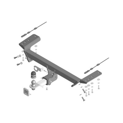 Фаркоп MOTODOR Exeed RX 2023 - н.в. оцинкованный, шар 99016-E