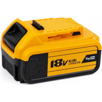 TopOn Аккумулятор для dewalt 18v 5.0ah (li-ion) pn: dcb184 TOP-PTGD-DEW-18-5.0