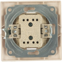 Проходной выключатель Smartbuy 1-клавишный 10А шампань Венера SBE-01c-10-SW12-0-c