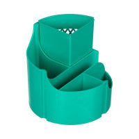 Подставка для канцелярских мелочей Attache office вращающаяся, бирюза 1169208