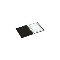 Пластиковая папка 40 шт в упаковке Attache на двух кольцах 17/32 мм А4 черная F502/045 112296