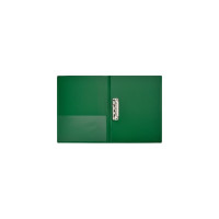 Папка 50 шт в упаковке Attache F611/07 с зажимом 17 мм зеленая 33178